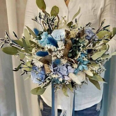 典雅藍色花束 商品