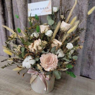 天鵝粉花盆 商品