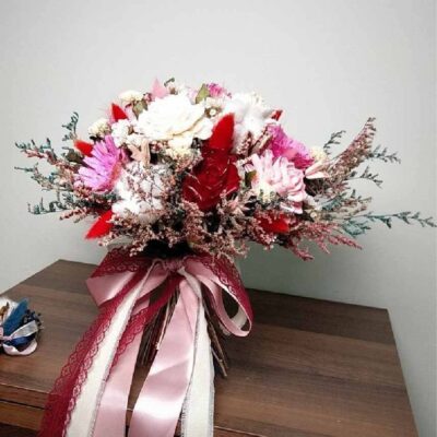 氣質粉白花束 商品