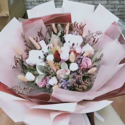 淡紫玫瑰花束 商品