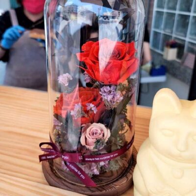 紅色玫瑰花罩 商品