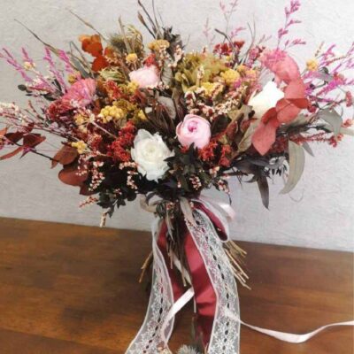 經典橘紅花束 商品