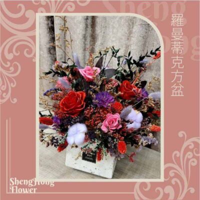 羅曼蒂克方盆 主圖