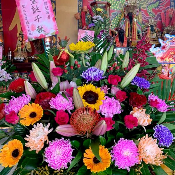 神明祝壽花籃 1