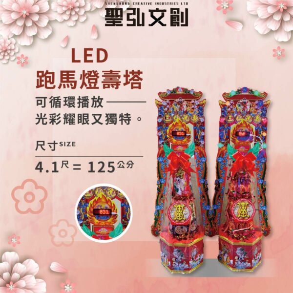 LED跑馬燈壽塔