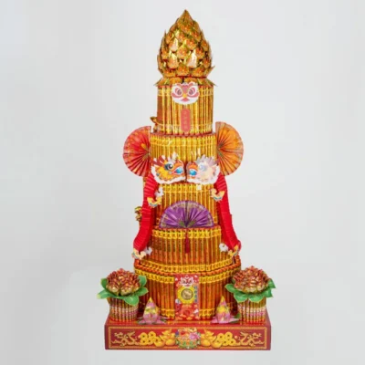 壽桃金紙五層蛋糕