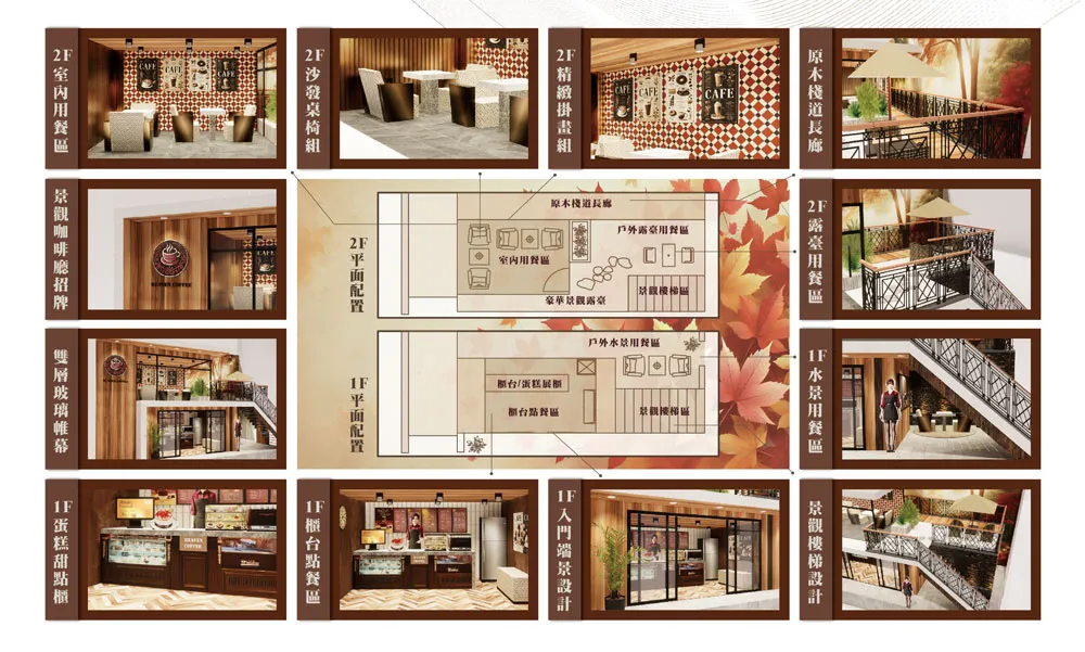 紙紮景觀咖啡廳禮盒豪華版DM-02
