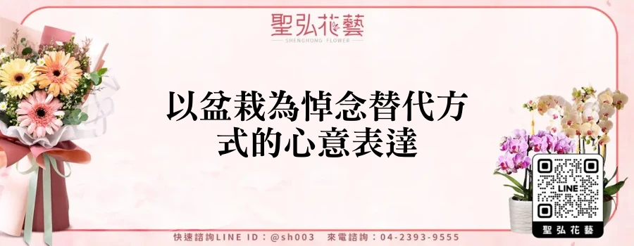 以盆栽為悼念替代方式的心意表達