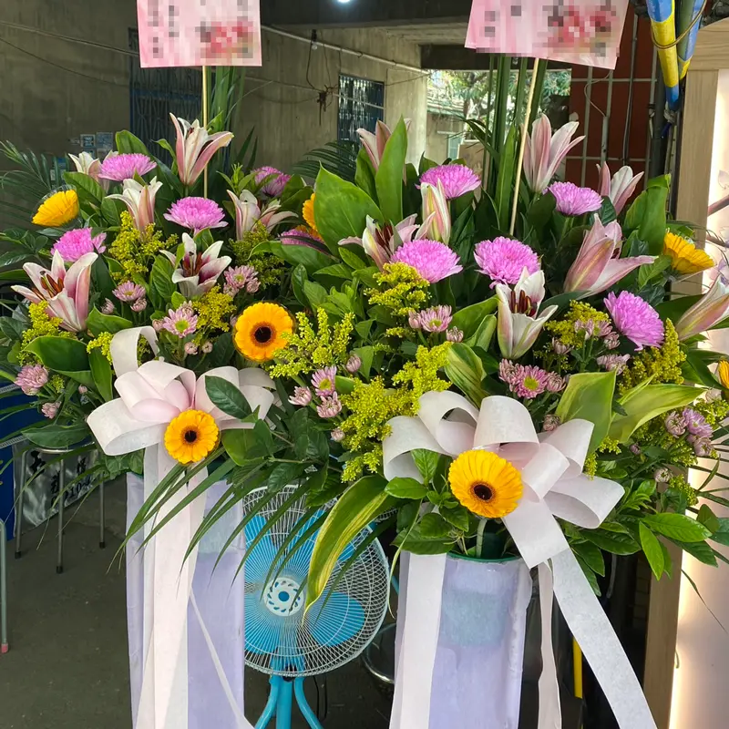 喪禮用高架花籃