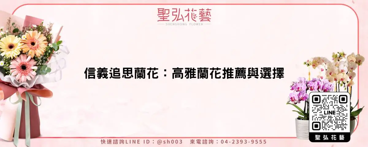 信義追思蘭花：高雅蘭花推薦與選擇