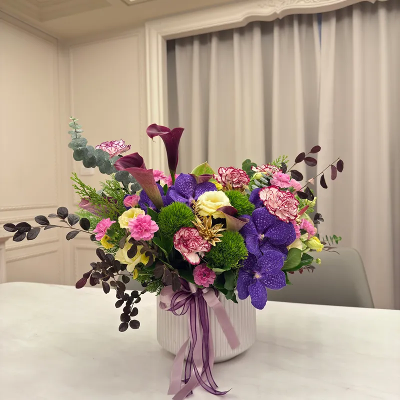 桌上型藝術盆花-B