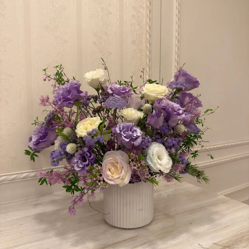 藝術型桌上盆花-L