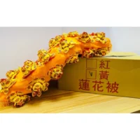 黃色蓮花被 108朵 卍字被-02